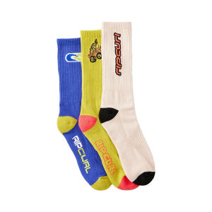 RIP CURL - RETRO CREW SOCKS (3 PACK)