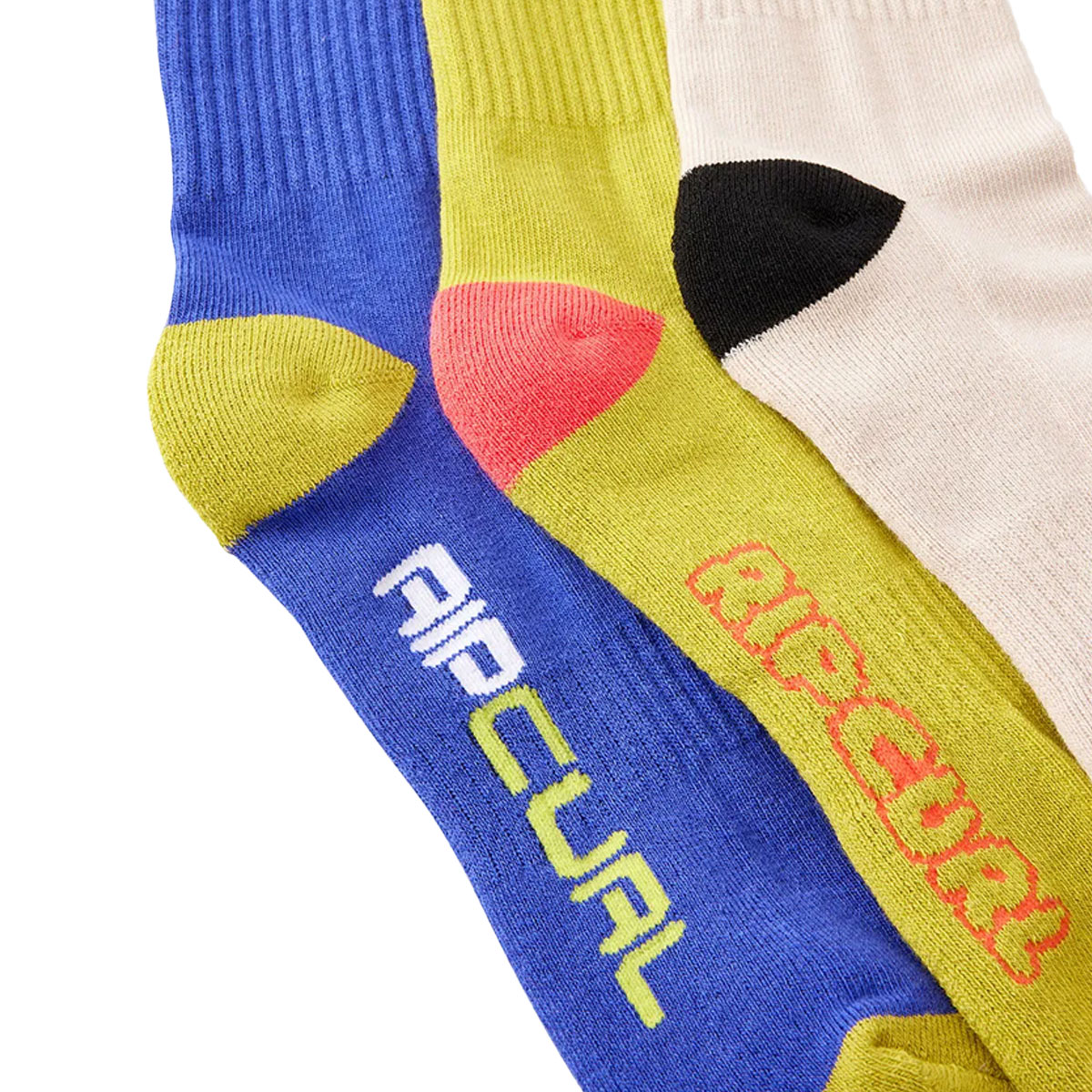 RIP CURL - RETRO CREW SOCKS (3 PACK)