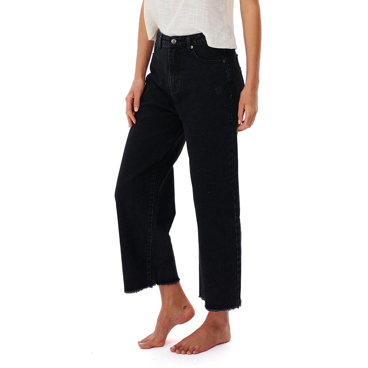 RIP CURL - SPARROWS CROP WIDE LEG DENIM