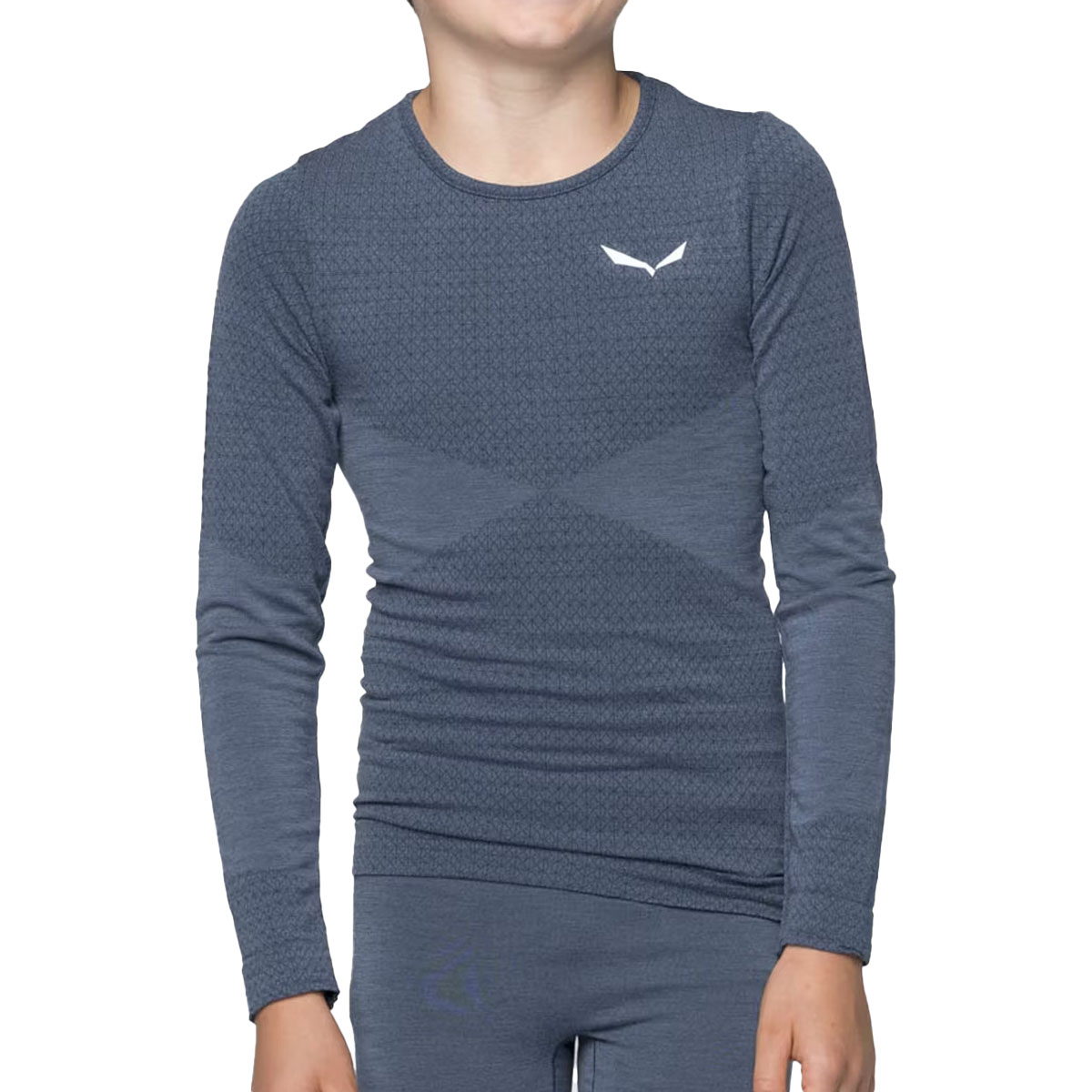 SALEWA - ZEBRU MEDIUM WARM ALPINE MERINO RESPONSIVE LONG SLEEVE TEE