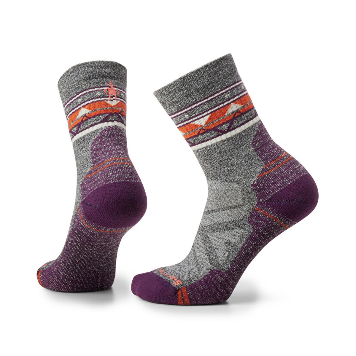 SMARTWOOL - HIKE LIGHT CUSHION ZIG ZAG VALLEY MID CREW