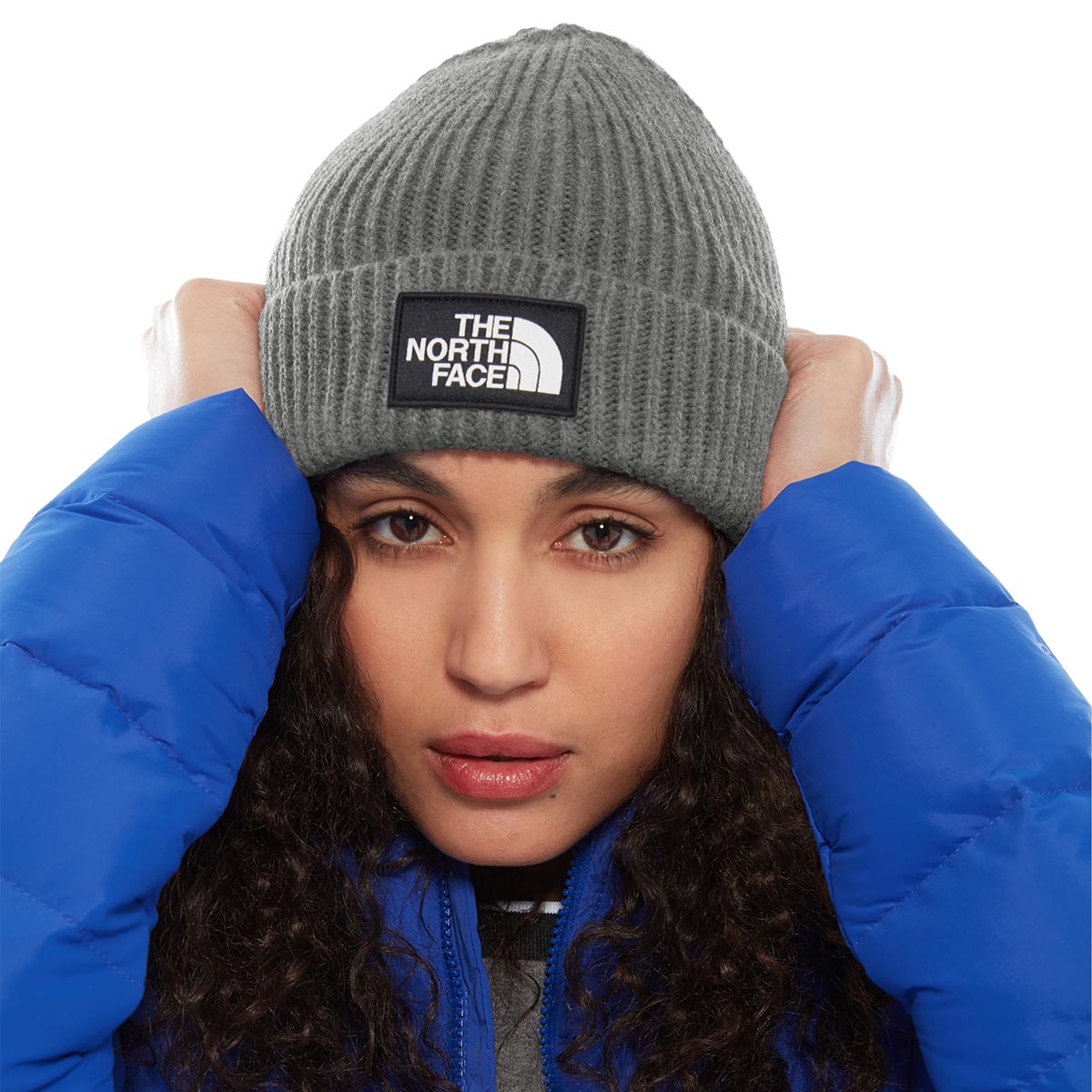 THE NORTH FACE - TNF LOGO BOX CUFFED BEANIE