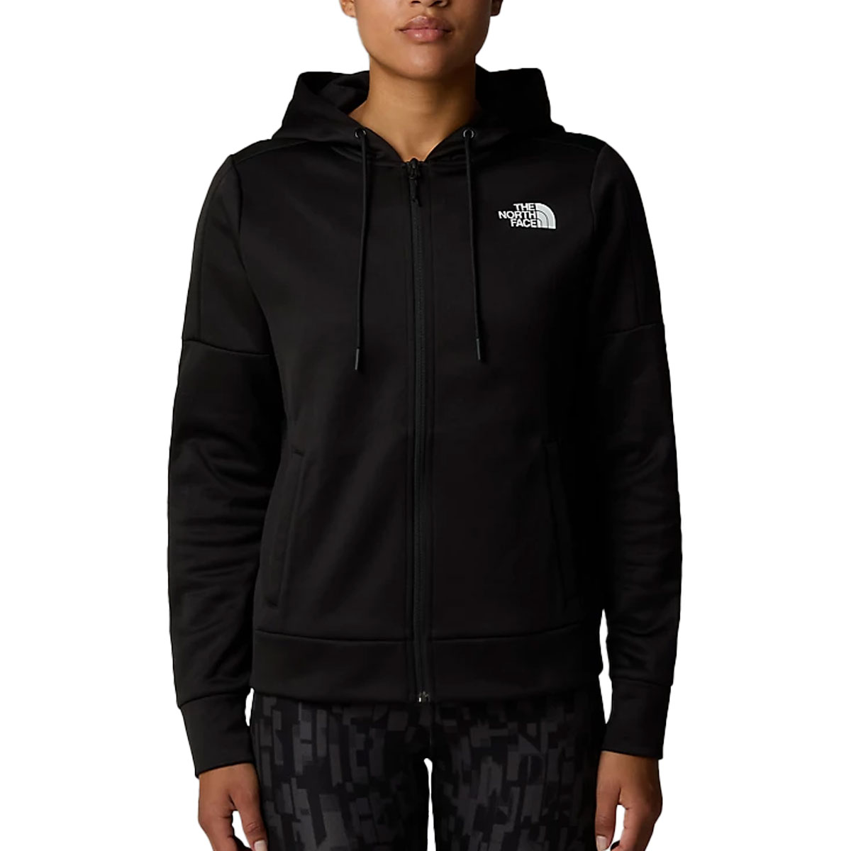 THE NORTH FACE - REAXION FLEECE FULL-ZIP HOODIE