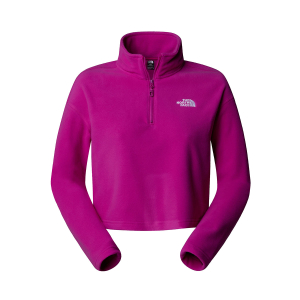 THE NORTH FACE - 100 GLACIER CROPPED 1/4 ZIP FLEECE