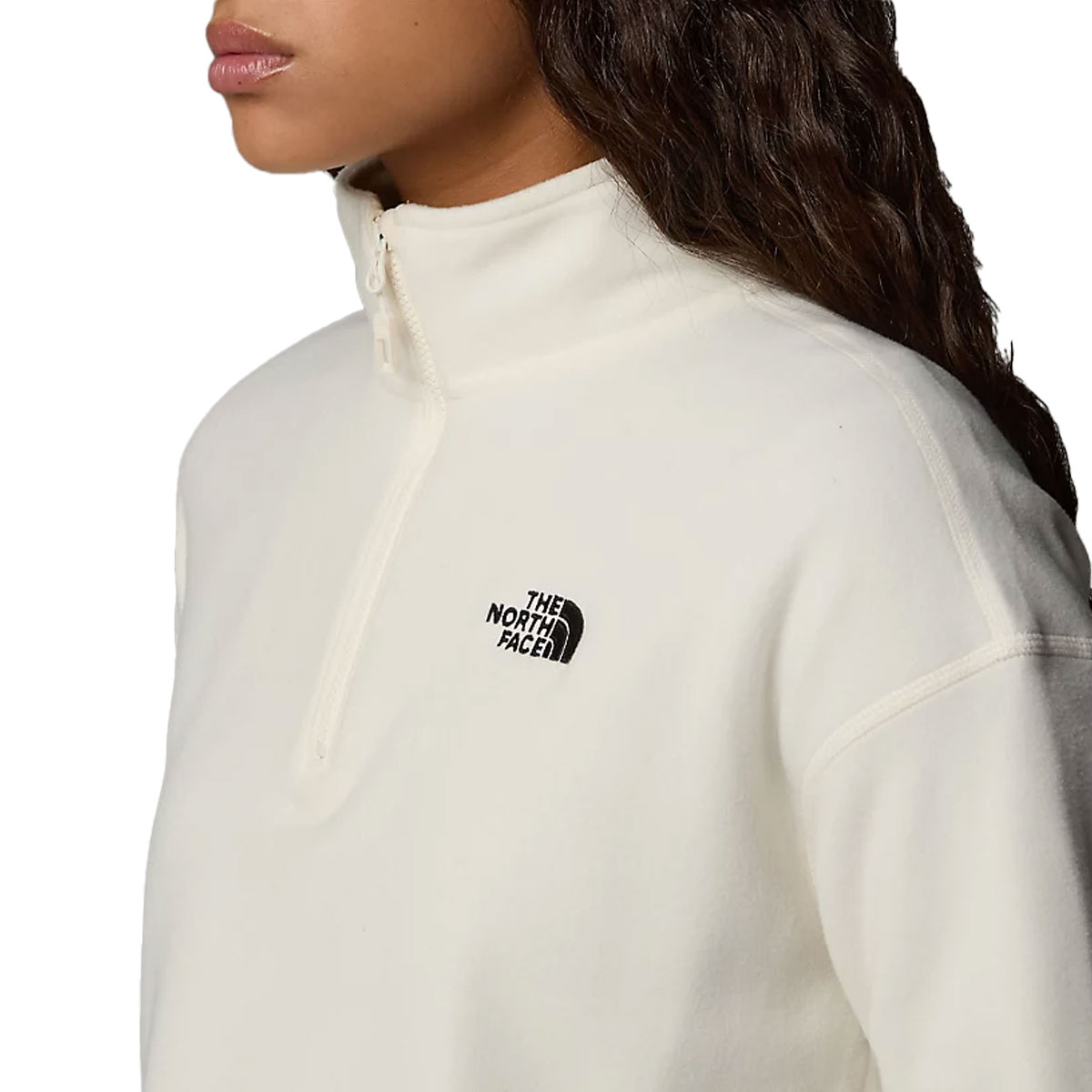 THE NORTH FACE - 100 GLACIER CROPPED 1/4 ZIP FLEECE