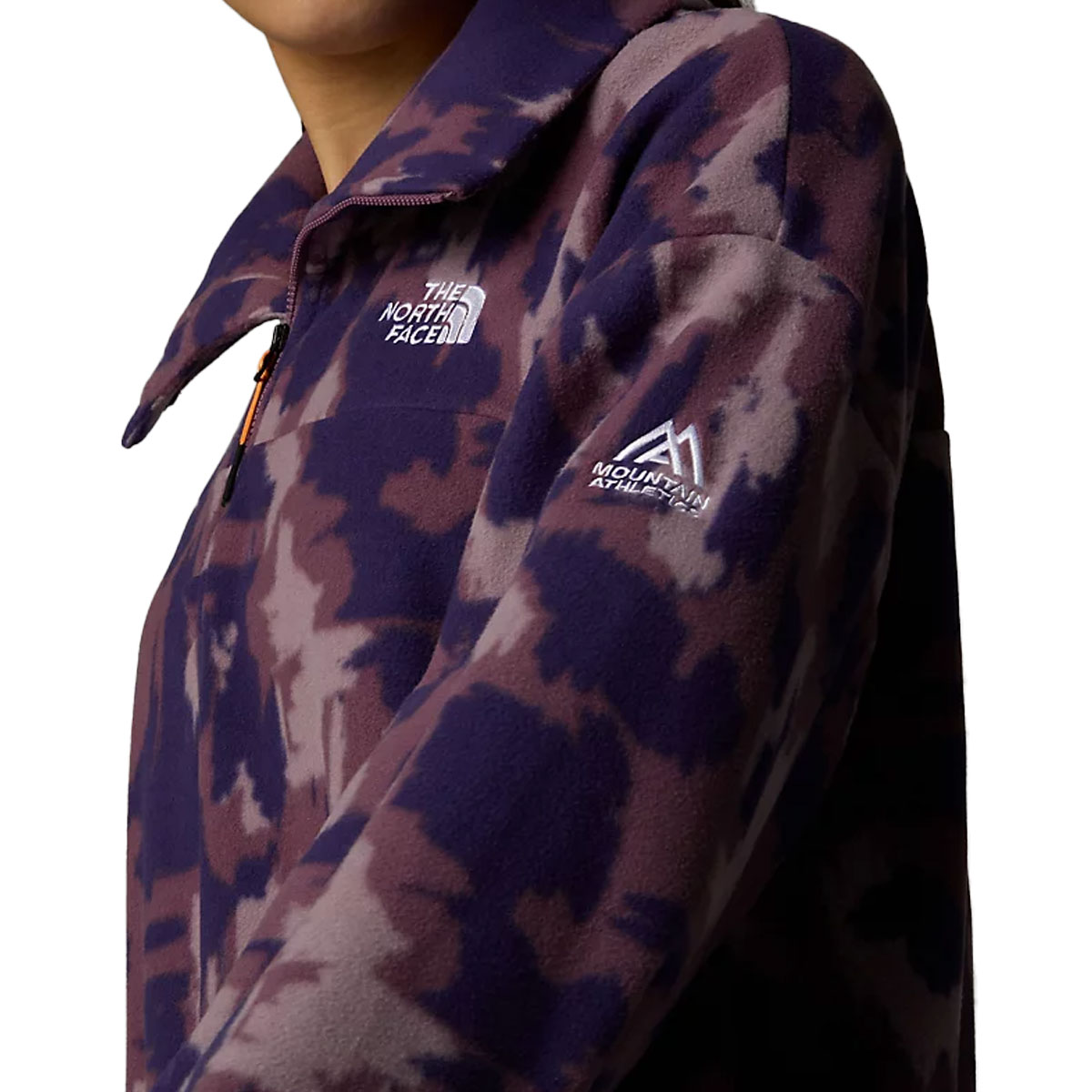 THE NORTH FACE - MOUNTAIN ATHLETICS PRINTED 1/4 ZIP FLEECE