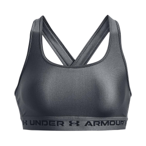 Under Armour - Armour® Mid Crossback Sports Bra Women black at