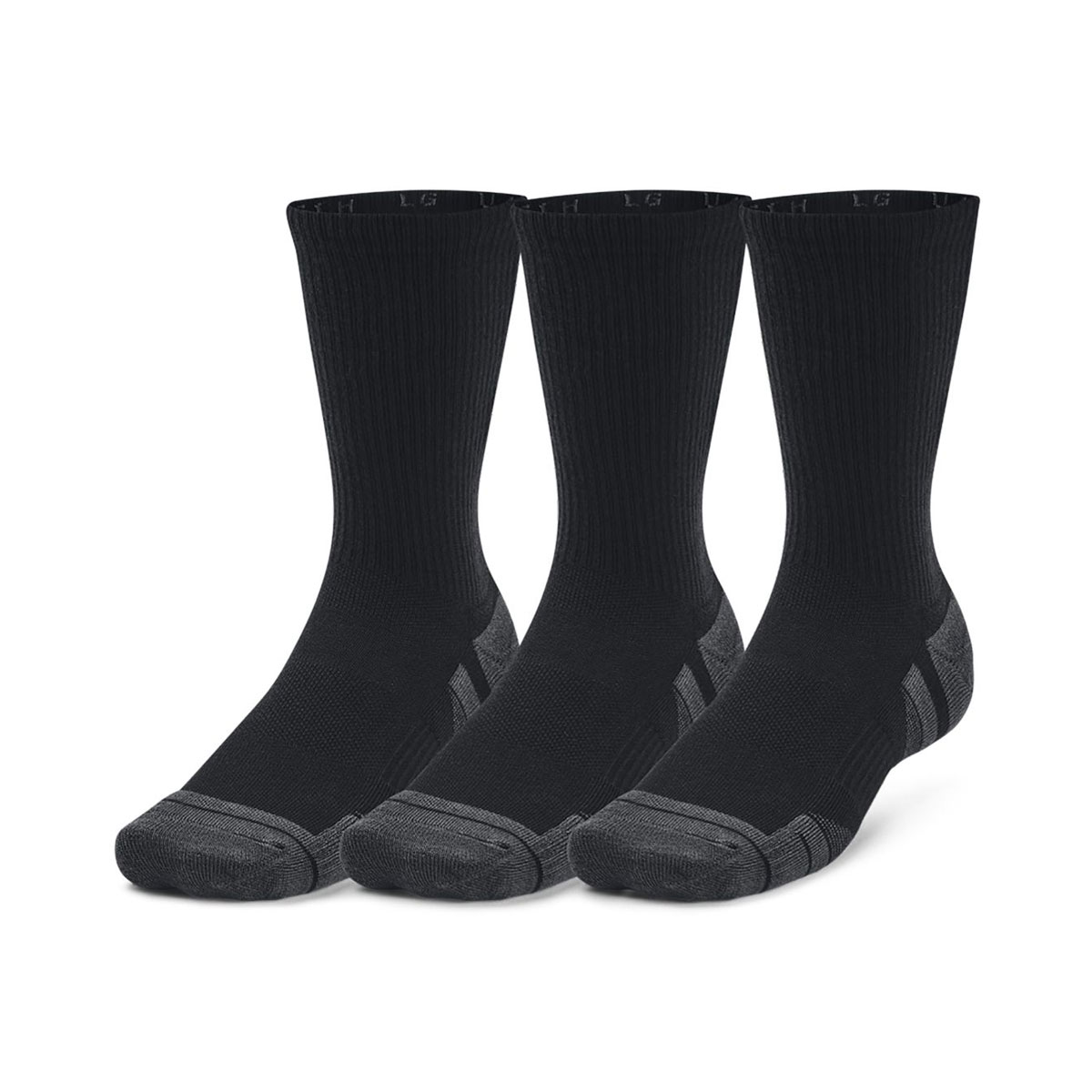 UNDER ARMOUR - PERFORMANCE TECH 3 PACK CREW SOCKS