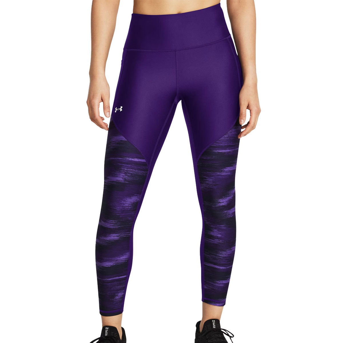 UNDER ARMOUR - TECH PRINTED PANEL ANKLE LEGGINGS