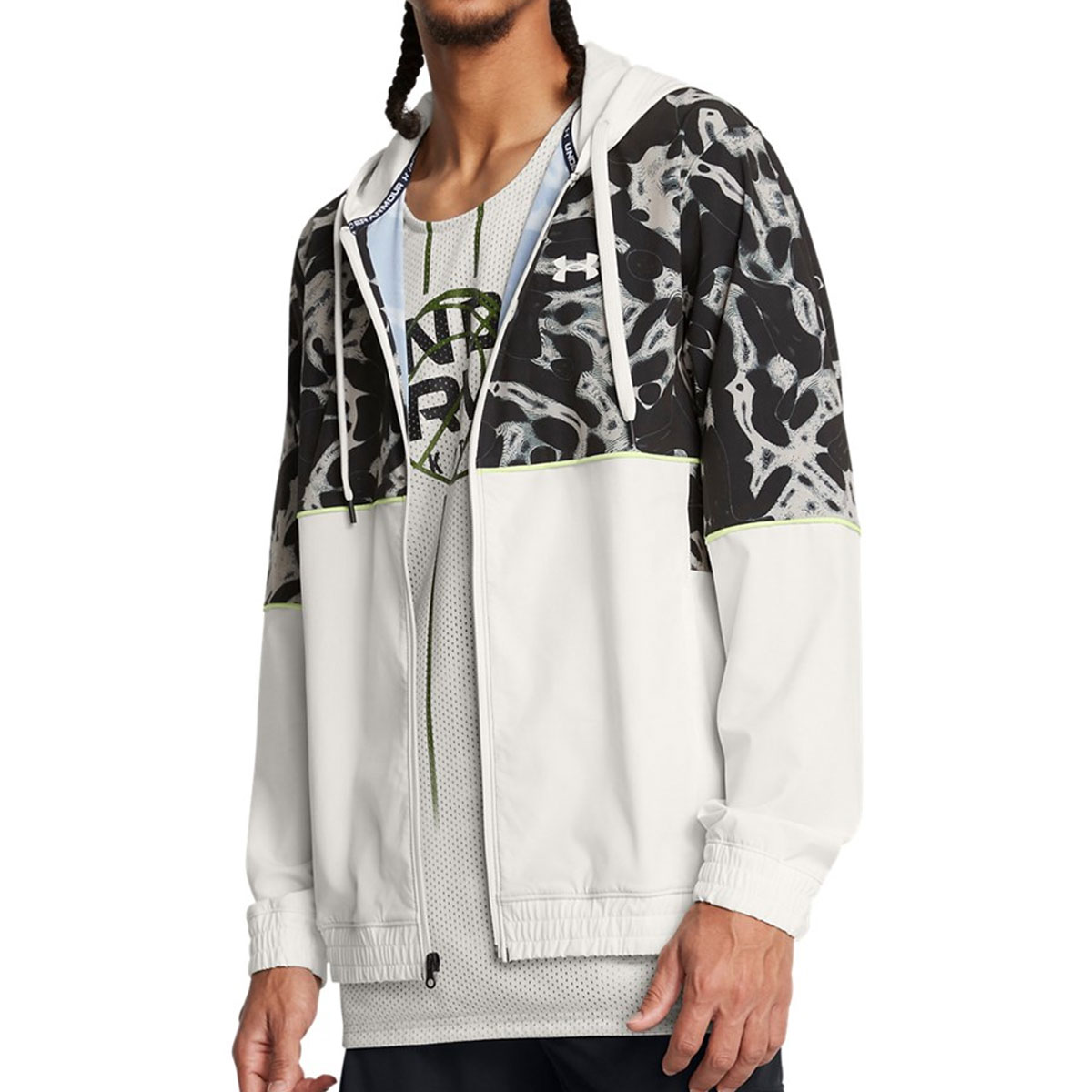 UNDER ARMOUR - BASELINE PRINTED WOVEN JACKET