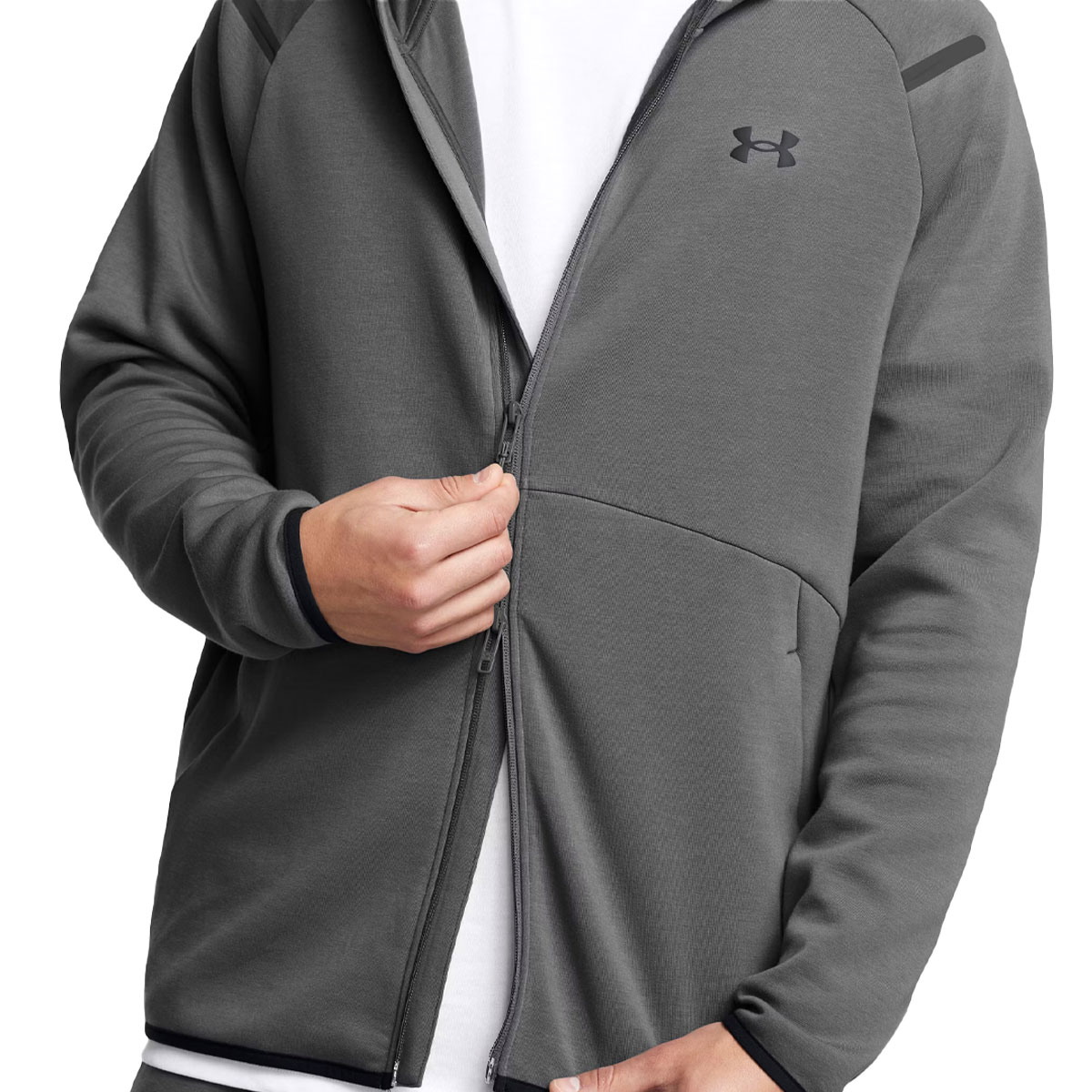 UNDER ARMOUR - UNSTOPPABLE FLEECE FULL ZIP HOODIE