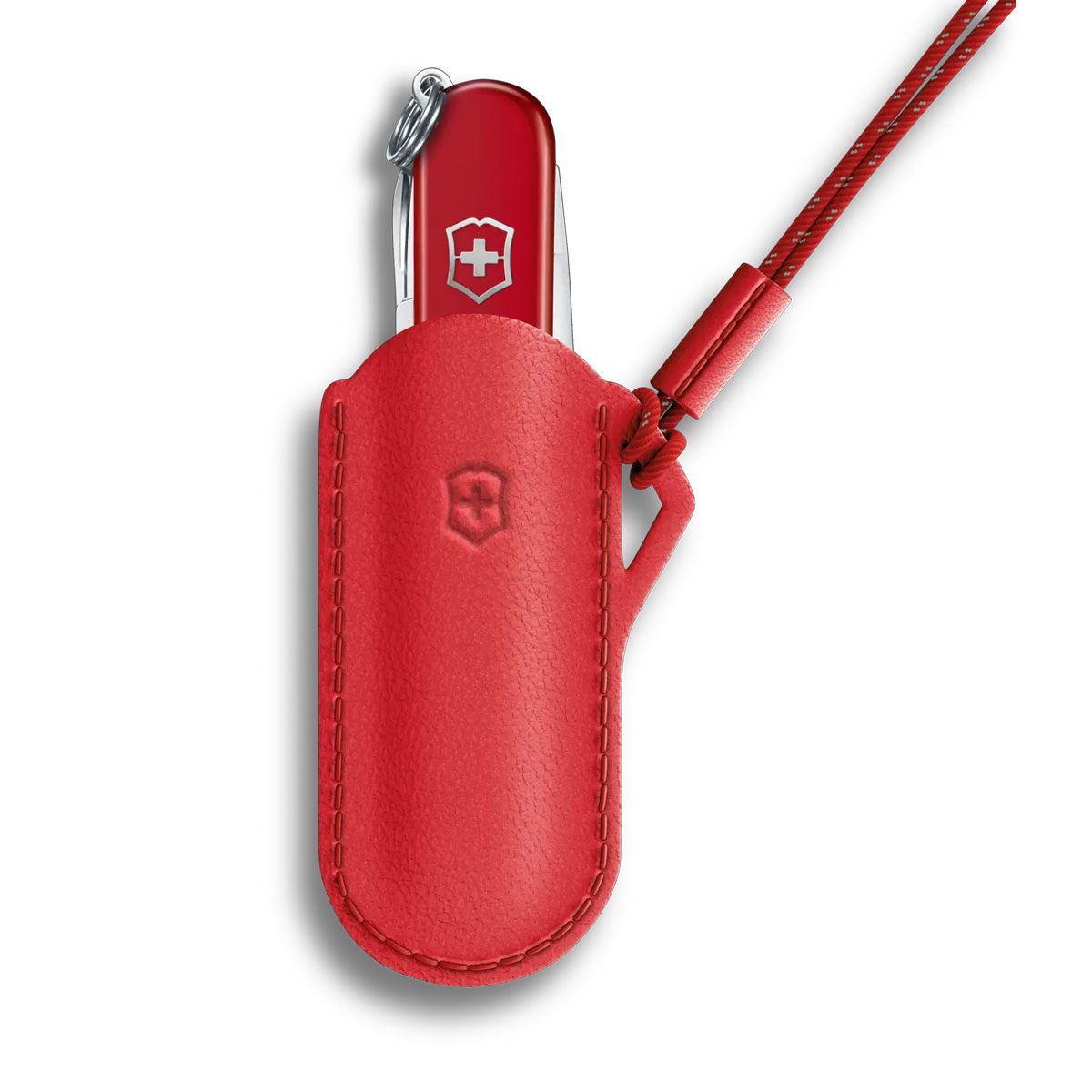 VICTORINOX - ΘΗΚΗ ΚΟΚΚΙΝΗ ΔΕΡΜΑΤΙΝΗ