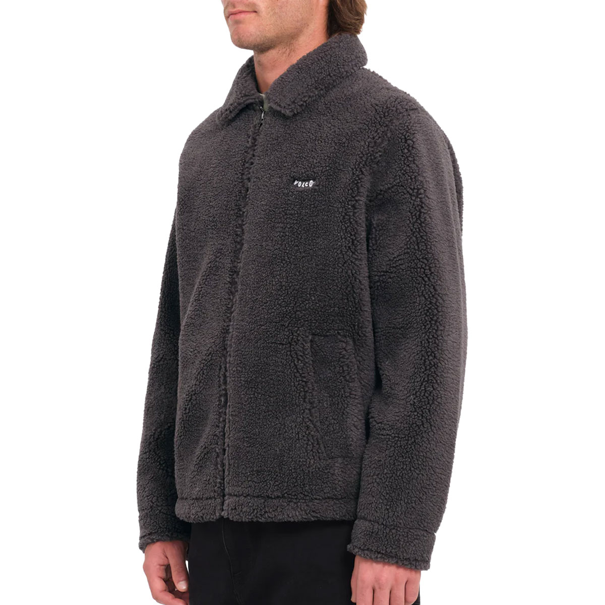 VOLCOM - EDWART II ZIP SHERPA JACKET