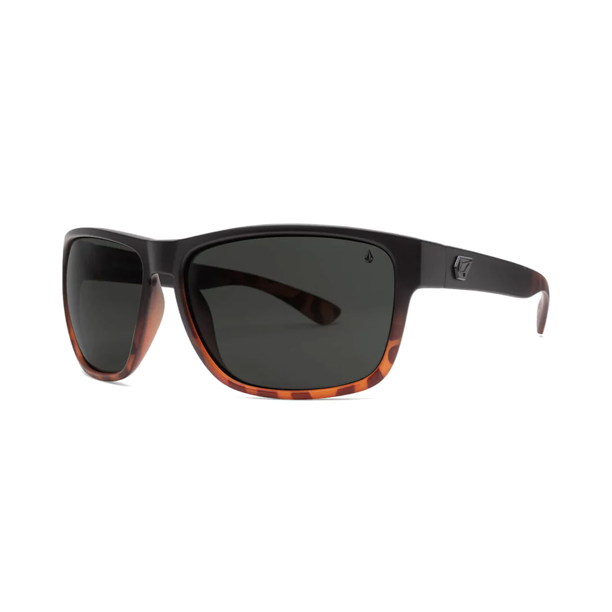 VOLCOM - BALONEY MATTE DARKSIDE/GRAY POLAR SUNGLASSES